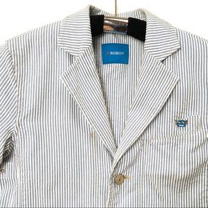 Striped Cotton Jacket for Boy